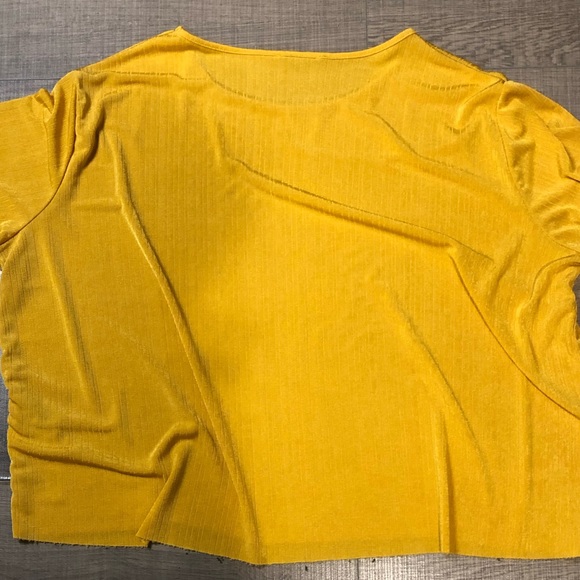 Yellow top casual summer top - Picture 5 of 5